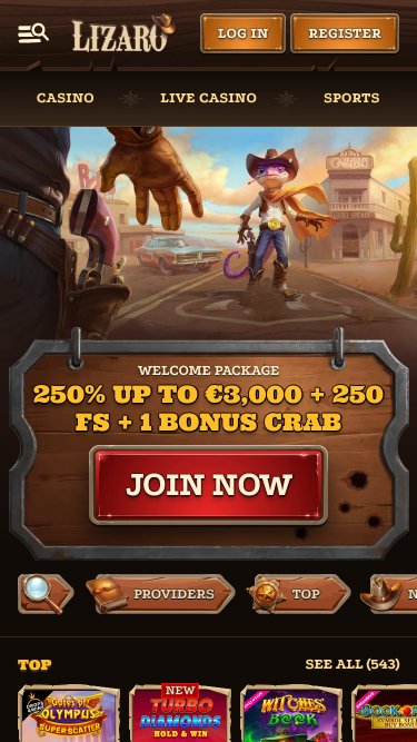 Lizaro casino in United Kingdom